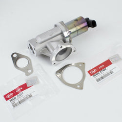 Genuine OEM Hyundai Kia, Kia Sportage 05-08 2.0DT EGR Valve w/GASKETS, 28410-27410+