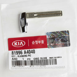 Genuine Remote Smart Key Replacement Blade Uncut Kia 81996-A4040