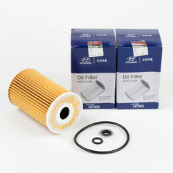 Genuine Hyundai Oil Filter for GENESIS 26320-3C300, 26320-2A500, 26320-3C30A - 2