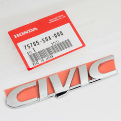 Genuine OEM Honda Civic 1.6L Trunk Lid Emblem fits 96-00 Civic 75765-S04-000