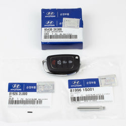 Genuine OEM Hyundai Remote Key Folding Key Set 2014-16 Elantra MD 95430-3X300++