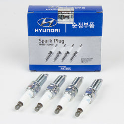 Genuine OEM Hyundai Kia NGK Spark Plugs 18855-10060 (Pack of 4)