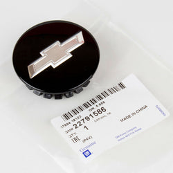 Genuine GM Chevrolet Gloss Black Wheel Center Cap 22791586 (1PC)