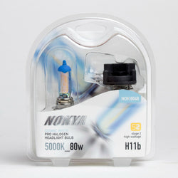 H11B Headlight Bulbs Nokya Cosmic White 5000K 80W (Stage 2) 1 Pair NOK8048