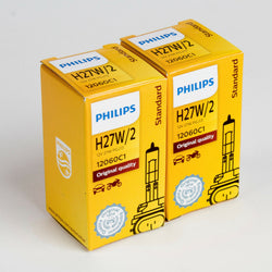 Philips Original Equipment Headlight Bulbs 881 H27W/2 12V 27W Made in Germany (1 Pair)