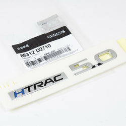 Genuine OEM Genesis HTRAC 5.0 Emblem SINGLE LINE STYLE - 86312-D2710