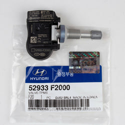 Genuine OEM Hyundai Kia TPMS Tire Pressure Sensor Valve 52933-F2000 (1 PC)