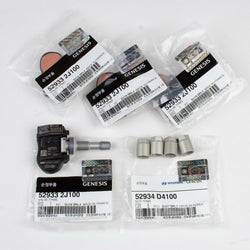 Genuine OEM Hyundai Kia TPMS Tire Pressure Sensor Valve 52933-2J100 (4 PC) w/NUT