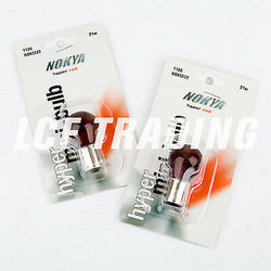 NOKYA 1156 BULB HYPER RED 21W TURN SIGNAL/TAIL LIGHT NOK5222 QTY=2