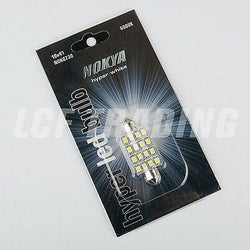 Nokya 10X41 Dome LED Bulb Hyper White NOK6730 16-LED's 1W QTY=1 Festoon LED