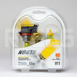 Nokya Hyper Yellow H11 Headlight Bulbs- 7000K 55W (Stage 1) - NOK7618