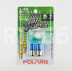 Polarg P1296W (L-05) 12V 4W T10BA9s Type White Bulb / Made in Japan
