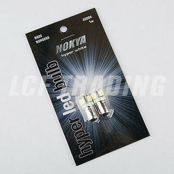 Nokya BA9S LED Bulb 6000K Hyper White NOK6660 5-LED's 1W QTY=2