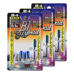 Polarg M-4 B1 Hybrid Hyper White 194 Bulb | 12v 5w QTY=3 Packs Made in Japan