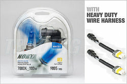 9005/HB3 Headlight Bulbs Nokya Arctic White 7000K 100W w/ Heavy Duty Harnesses