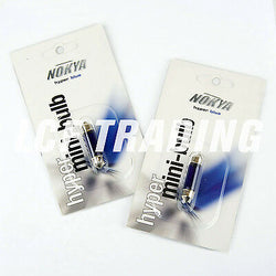NOKYA DOME LIGHT BULB HYPER BLUE 10X37mm 10W QTY=2