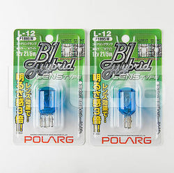 Polarg P1895W (L-12) 12V 21/5W T20 (7443) Type White Bulb / Made in Japan