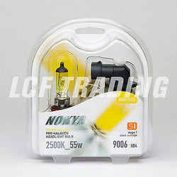 9006/HB4 Headlight Bulbs Nokya Hyper Yellow 2500K 55W (Stage 1) NOK7610