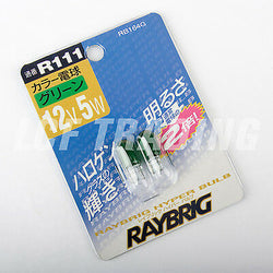 Raybrig R111 - 194 168 Hyper Green Wedge Type Mini-bulb *Made in Japan*