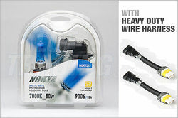 9006/HB4 Headlight Bulbs Nokya Arctic White 7000K 80W w/ Heavy Duty Harnesses