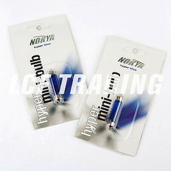 NOKYA DOME LIGHT BULB HYPER BLUE 10X44mm 10W QTY=2