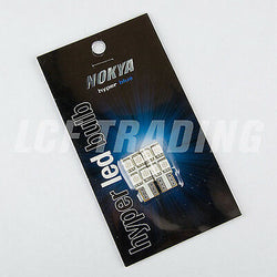 Nokya 194(T10) Canbus Type Hyper Blue LED NOK6755 4-LED's QTY=2