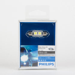 PHILIPS Ultinon Festoon LED #12859 6000K T10x37 3X Brightness
