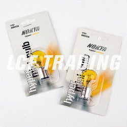 NOKYA 1157 BULB HYPER YELLOW 21/5W TURN SIGNAL/TAIL LIGHT NOK5236 QTY=2