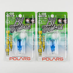 Polarg P1785W (L-08) 12V 16W T16 (168) Type White Bulb / Made in Japan