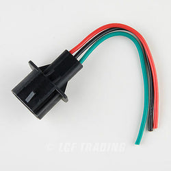 2X Nokya H13 Male Wire Harness 16 AWG Connector Pigtail NOK9159