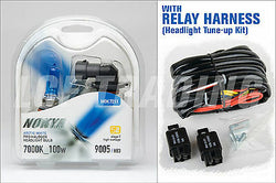 Headlight Tune Up Kit 9005/HB3 14 AWG Relay Harness with Nokya Hi Wattage Bulbs