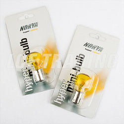 NOKYA 1156 BULB HYPER YELLOW 27W TURN SIGNAL/TAIL LIGHT NOK5239 QTY=2