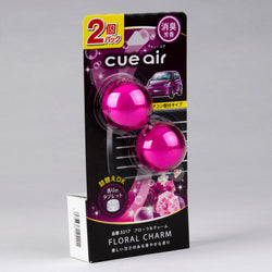 Carall Cue Air Clip Car Air Freshener, Floral Charm 3217 Made in Japan