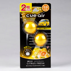Carall Cue Air Clip Car Air Freshener, Citrus Fresh 3291 Made in Japan