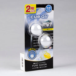 Carall Cue Air Clip Car Air Freshener, Pure Savon 3373 Made in Japan