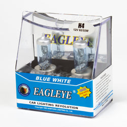 Eagleye Blue White 3700K H4 12V 60/55W Headlight bulbs (Pack of 2)