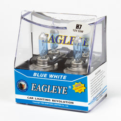 Eagleye Blue White 3700K H7 12V 55W Headlight bulbs (Pack of 2)