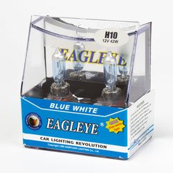 Eagleye Blue White 3700K H10 12V 42W Headlight bulbs (Pack of 2)