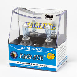 Eagleye Blue White 3700K 9006 12V 55W Headlight bulbs (Pack of 2)
