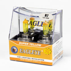 Eagleye Super Yellow 2300K H7 12V 55W Headlight bulbs (Pack of 2)