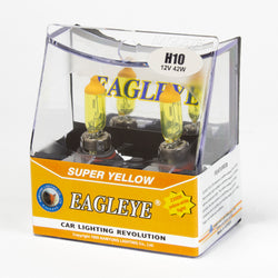 Eagleye Super Yellow 2300K H10 12V 42W Headlight bulbs (Pack of 2)