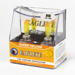 Eagleye Super Yellow 2300K H16 12V 19W Headlight bulbs (Pack of 2)