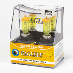 Eagleye Super Yellow 2300K 9007 12V 65/55W Headlight bulbs (Pack of 2)