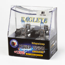 Eagleye Power Vision  H1 12V 55W Headlight bulbs (Pack of 2)