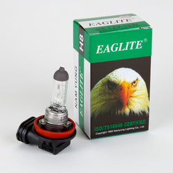 Eaglite Standard H8 12V 35W Clear DOT Halogen Headlight Bulb