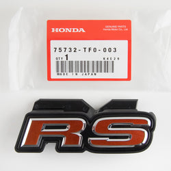 Genuine OEM Honda 2011 Fit RS Front Emblem Red 75732-TF0-003