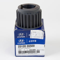 Genuine OEM Hyundai Engine Crankshaft Sprocket 23120-35500
