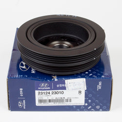 Genuine OEM Hyundai Crankshaft Pulley for Elantra Tiburon 23124-23010