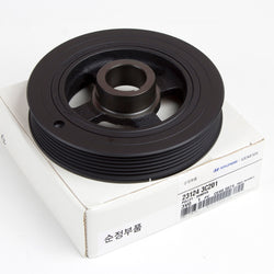 Genuine Genuine OEM Hyundai Kia Crankshaft Pulley for 10-15 3.3L, 3.5L, 3.8L 23124-3C201