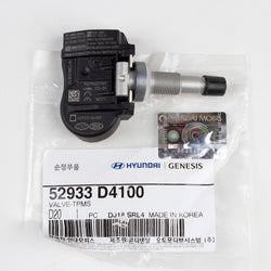Genuine OEM Hyundai Kia TPMS Tire Pressure Sensor Valve 52933-D4100 (1 PC)